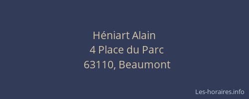 H&eacute;niart Alain