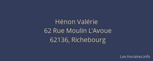 Hénon Valérie