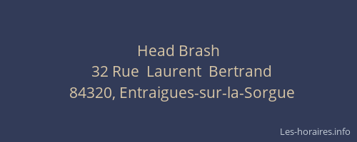Head Brash