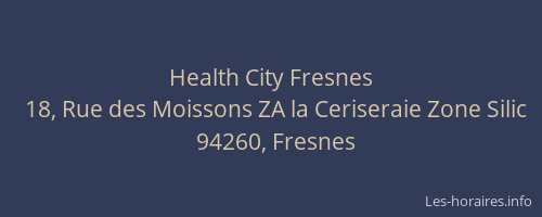 Health City Fresnes