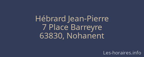 Hébrard Jean-Pierre