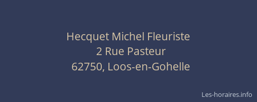 Hecquet Michel Fleuriste