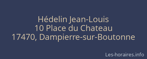 Hédelin Jean-Louis