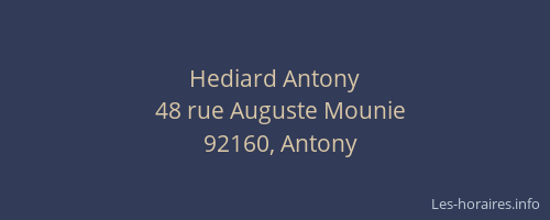 Hediard Antony
