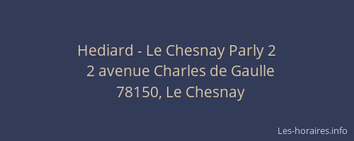 Hediard - Le Chesnay Parly 2