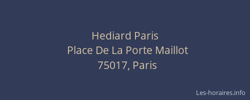 Hediard Paris