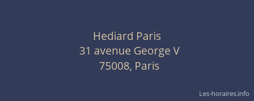 Hediard Paris