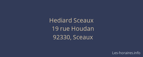 Hediard Sceaux