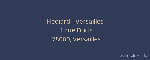 Hediard - Versailles