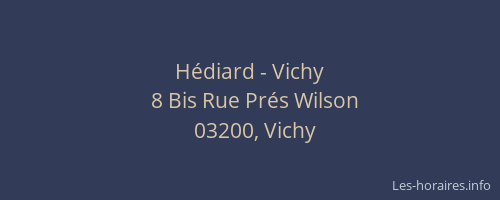 Hédiard - Vichy