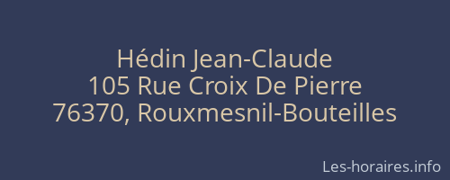 Hédin Jean-Claude