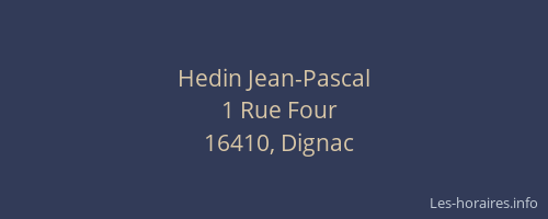 Hedin Jean-Pascal