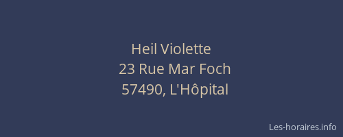 Heil Violette