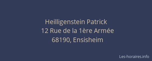 Heilligenstein Patrick