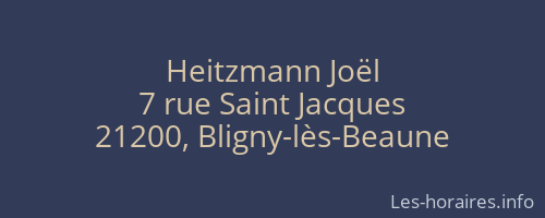 Heitzmann Joël