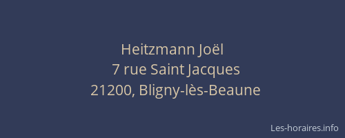 Heitzmann Joël