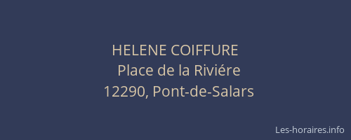 HELENE COIFFURE