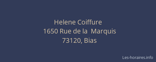 Helene Coiffure
