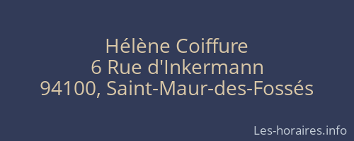 Hélène Coiffure