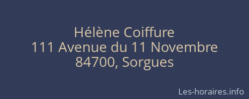 Hélène Coiffure