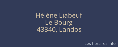 Hélène Liabeuf