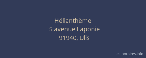 Hélianthème