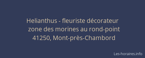 Helianthus - fleuriste d&eacute;corateur