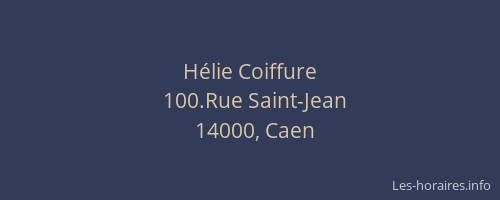 Hélie Coiffure