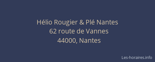 Hélio Rougier & Plé Nantes