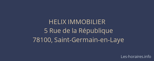 HELIX IMMOBILIER