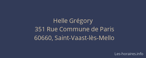 Helle Gr&eacute;gory