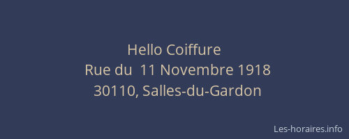 Hello Coiffure