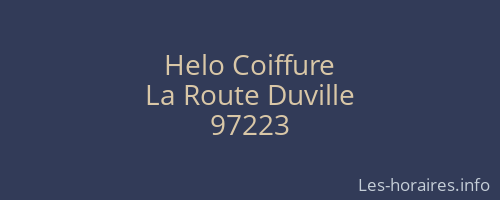 Helo Coiffure