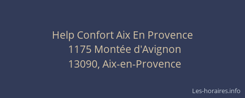 Help Confort Aix En Provence