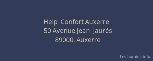 Help  Confort Auxerre