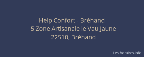 Help Confort - Bréhand