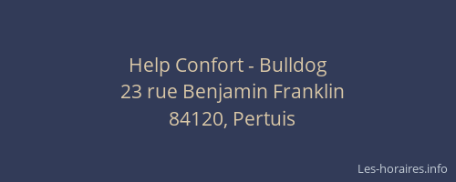 Help Confort - Bulldog
