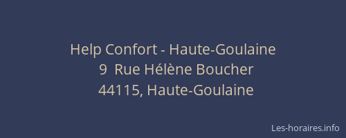 Help Confort - Haute-Goulaine