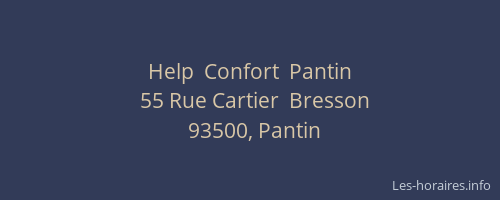 Help  Confort  Pantin