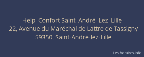 Help  Confort Saint  André  Lez  Lille