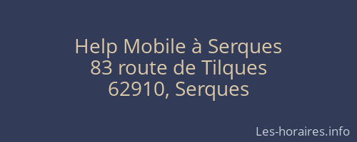 Help Mobile à Serques