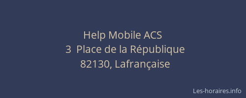 Help Mobile ACS