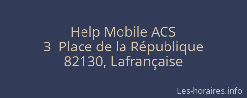 Help Mobile ACS
