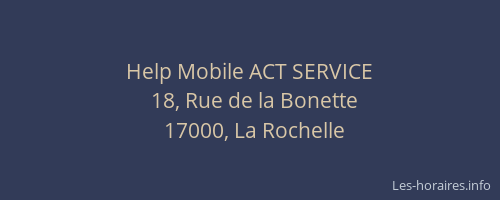 Help Mobile ACT SERVICE