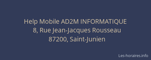 Help Mobile AD2M INFORMATIQUE