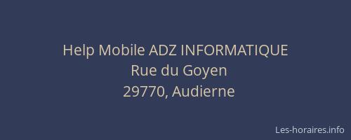 Help Mobile ADZ INFORMATIQUE