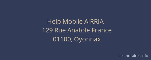 Help Mobile AIRRIA