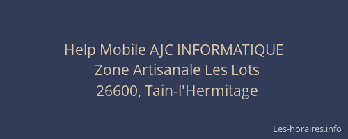 Help Mobile AJC INFORMATIQUE