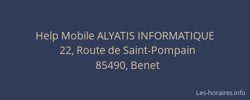 Help Mobile ALYATIS INFORMATIQUE