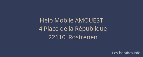 Help Mobile AMOUEST